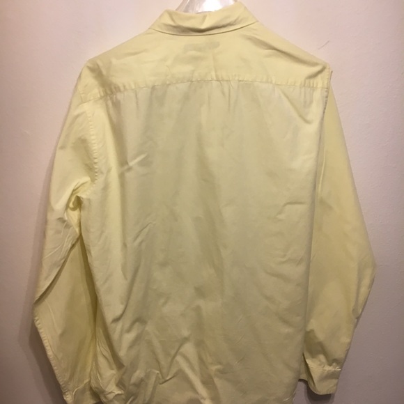 Theory canary yellow button up shirt - Picture 3 of 4